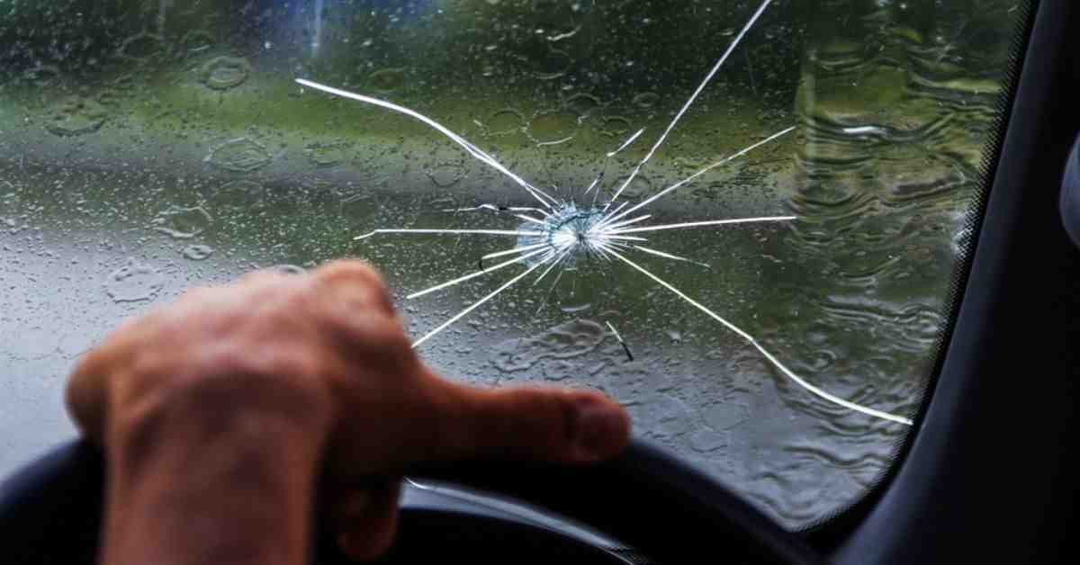 How do you stop a crack in your windshield from getting bigger?